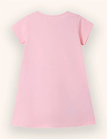 Cartoon Weather Applique Dress